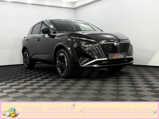 Nissan QASHQAI 1.3 MHEV Xtronic N-Connecta Pano, Half leder, 360 Camera, Stoelverwarming, Navi, Elektrische achterklep, Sfeerverlichting, Keyless start