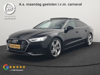 Audi A7 Sportback 50 TFSI e quattro S Line Plug In Hybrid 299pk Dealer O.H PHEV | Panodak | Adaptive Cruise | 360 Camera | Alcantara Sportstoelen Memory & Verwarmd | Apple Carplay | Blis | Navigatie | Virtual | DAB | 20"L.M |