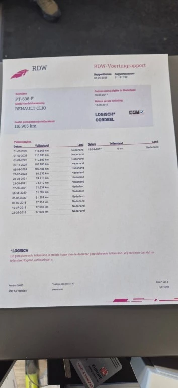 Hoofdafbeelding Renault Clio