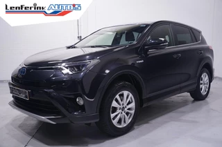 Toyota RAV4 2.5 Hybrid AWD Dynamic navigatie lederen-bekleding LED cruise-controlle electrische-achterklep PDC v+a 360 Camera trekhaak-1650kg stoel/stuurverwarming memo op bestuurdersstoel lane-assist