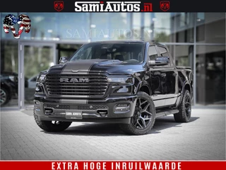 Hoofdafbeelding Dodge Ram 1500 Dodge Ram 1500 Laramie Night | Face Lift | 420Pk 636 Nn | Extra Groot Scherm + Passagiers Scherm | Comfortabele Dubbele Cabine met Royale 5 Zitplaatsen | BPM vrij | Nu Leverbaar uit Voorraad | Voorraad Nr  2220 - 5039