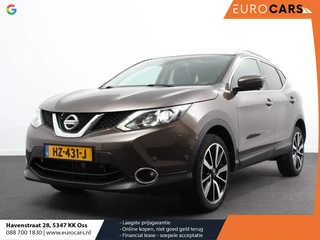 Nissan Qashqai 1.2 Tekna Automaat Panorama dak Lederen bekleding Stoelen electrisch verstelbaar Camera 360 Trekhaak Cruise Control Lichtmetalen velgen Trekhaak