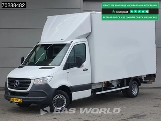 Mercedes Sprinter 516 CDI Laadklep Zijdeur Dubbellucht Bakwagen Airco Cruise MBUX CarPlay Euro6 Meubelbak Koffer 22m3 Airco Cruise control
