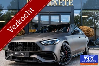 Hoofdafbeelding Mercedes-Benz C-Klasse Mercedes C-klasse C300 d AMG|PANO|BURMESTER|MEMORY|MATTE|ACC
