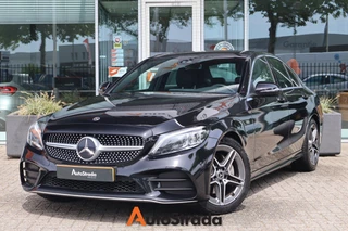 Hoofdafbeelding Mercedes-Benz C-Klasse Mercedes C-Klasse C180 AMG-Line 156pk | Virtual | Camera | Multibeam | Cruise | Climate | Navi | Stoelverwarming