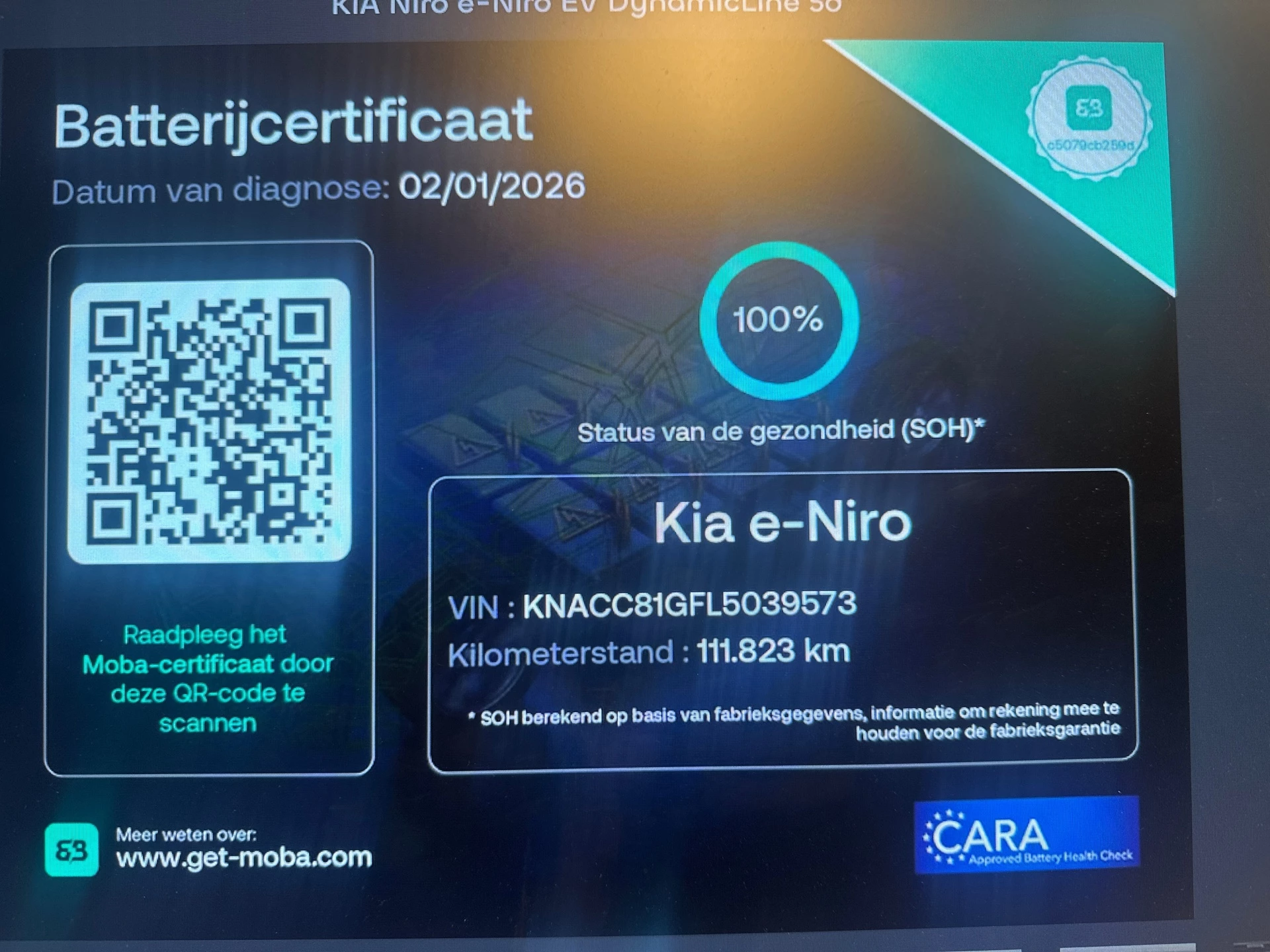 Hoofdafbeelding Kia e-Niro