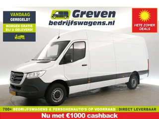 Mercedes-Benz Sprinter 319 3.0 CDI L3H2 V6 191PK Automaat Airco Cruise Carplay Camera 3 Persoons Elektrpakket