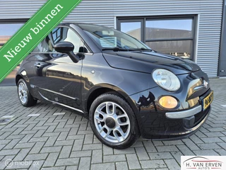 Fiat 500 1.2 Lounge PANORAMADAK AUTOMAAT LEDER NAP