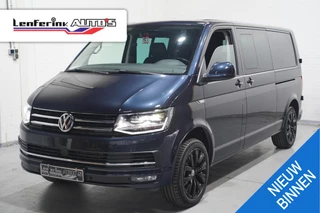 Volkswagen Transporter 2.0 TDI 204 pk DSG Dubbel Cabine Highline 2x Schuifdeur, Adapt. Cruise, LED Koplampen, 5-Zits