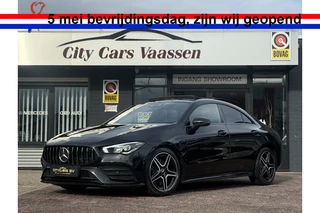 Mercedes-Benz CLA 200 AMG-LINE automaat panodak navi camera climate ctr cruise ctr keyless matrix lmv 18 inch sound dealer onderhouden