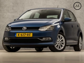 Volkswagen Polo 1.2 TSI Sportline Automaat (5 DEURS, NAVIGATIE, LEDER/ALCANTARA, CLIMATE, STOELVERWARMING, LED KOPLAMPEN, SPORTSTOELEN, CRUISE, LM VELGEN, PARKEERSENSOREN, NIEUWE APK, NIEUWSTAAT)