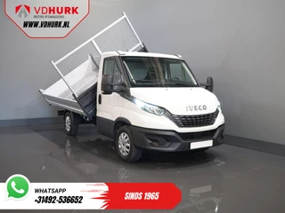 Iveco Daily 35S16V 2.3 160 pk Aut. ZF 3 Zijde Kipper BPM VRIJ! 3.5t Trekverm./ LED/ Gev.Stoel/ Climate/ Cruise/ DAB/ Open Laadbak/ Pick Up/ Tipper/ Kieper
