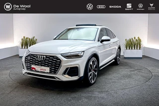 Audi Q5 Sportback 55 TFSI e 367pk S tronic S Edition Competition | SoH 100% | S line, Panoramadak, Trekhaak Zwenkbaar, Luchtvering |