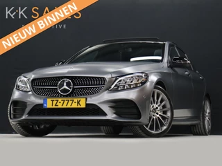 Mercedes-Benz C-Klasse 180 AMG Sport NW MODEL [SCHUIFKANTELDAK, SFEERVERLICHTING, APPLE CARPLAY, ANDROID, CAMERA, STOELVERWARMING, VOL LEDER, CRUISE, CLIMATE, NIEUWSTAAT]