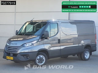 Iveco Daily 35C21 3.0L Automaat Laag Dak 210PK Dubbellucht L2H1 3,5t Trekhaak ACC Navi LED Airco Cruise Camera Parkeersensoren Euro6 L2 9m3 Airco Trekhaak