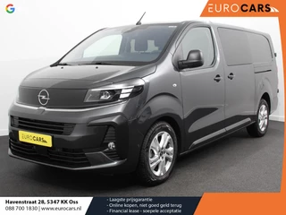 Opel Vivaro 2.0 Diesel 180 S&S L3 Automaat Dubbele Cabine | 2 schuifdeuren | Android Auto/Apple CarPlay | Navigatie | Keyless Entry&Start | Climate Control | Camera | Cruise Control | Houten afwerking laadruimte | Trekhaak | Lichtmetalen velgen