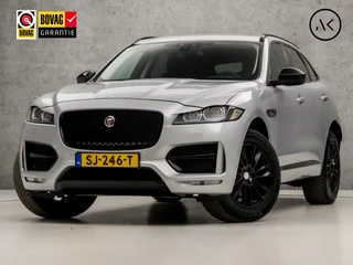Hoofdafbeelding Jaguar F-PACE Jaguar F-PACE 2.0 Portfolio R-Sport AWD 20d 180Pk Automaat (NAVIGATIE, KEYLESS, CAMERA, GETINT GLAS, STUUR/STOELVERWARMING, LEDEREN SPORTSTOELEN, XENON, LANE ASSIST, NIEUWSTAAT)