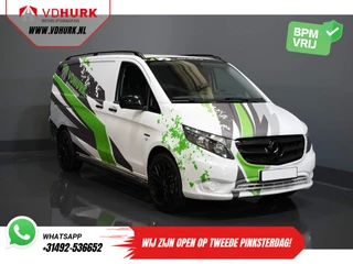 Mercedes-Benz eVito DEMO BPM VRIJ! 19"/ HG Zwart Pakket/ Spoiler/Sidebars/ L2/ Navi/ Camera/ Stoelverw.