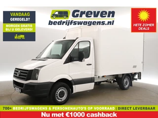 Volkswagen Crafter 35 2.0 TDI L3.40m Koelwagen 0° C | NACHTKOELING | Zijdeur | Laadklep | Bakwagen | Koelauto Cruise 3 Persoons Laadbak