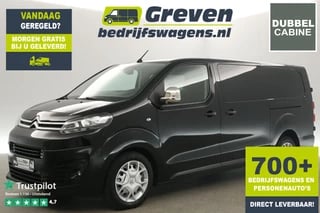 Citroën Jumpy 2.0 HDI L3H1 Dubbele Cabine | 5 Persoons | Airco Carplay 360Camera Cruise 2xSchuifdeur Navi PDC Trekhaak