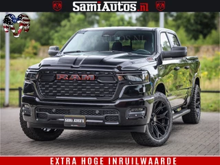 Dodge Ram TradesMan 6 Persoons Uitvoering | 420Pk 636Nm | Pick-Up | Comfortabele Dubbele Cabine met Royale 6 Zitplaatsen | BPM vrij | Nu Leverbaar uit Voorraad | Voorraad Nr 2217- 2911