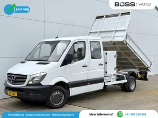 Mercedes-Benz Sprinter 514 2.2 CDI Kipper Dubbellucht Dubbele Cabine Climate Control Cruise Control Trekhaak 3.5t Tipper Benne DOKA