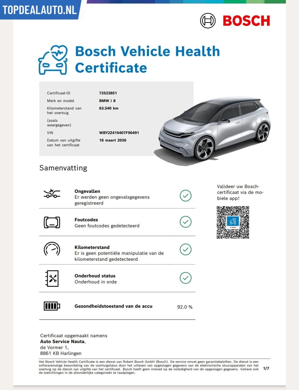Hoofdafbeelding BMW i8