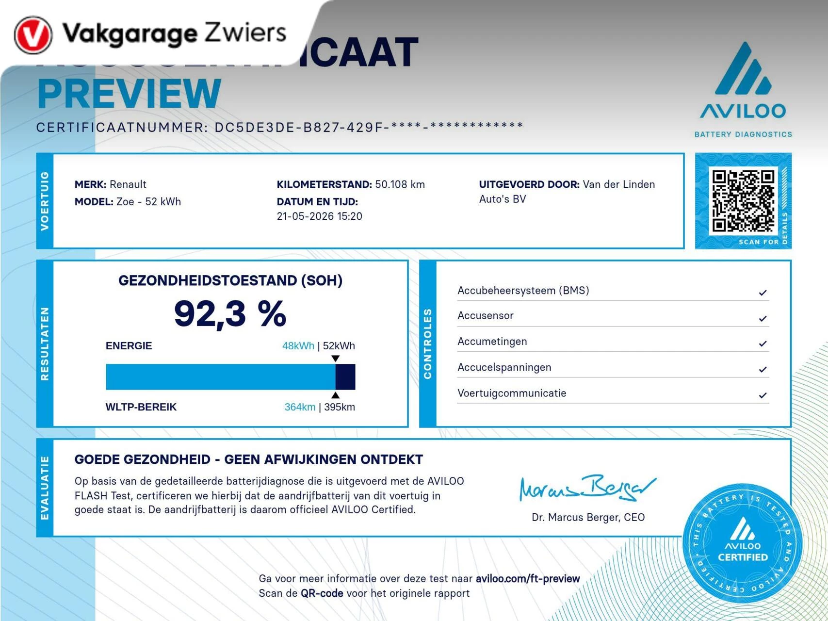 Hoofdafbeelding Renault ZOE