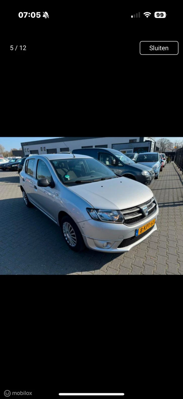 Hoofdafbeelding Dacia Sandero