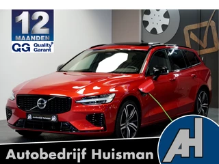 Volvo V60 2.0 T8 AWD Long Range 335kW/455pk Aut8 Plug-in hybrid Plus Dark PANORAMADAK + PILOT ASSIST + EL.TREKHAAK + STOEL-&STUURVERWARMING + MATRIX LED + ADAPT.CRUISE + KEYLESS + SPORTSTOELEN + CAMERA + PARKSENSOREN V&A + 19" LM-VELGEN!!