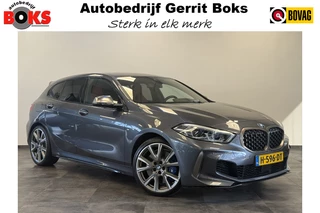 BMW 1 Serie M135i xDrive High Executive Edition 306PK Headup Display Sportuitlaat Navigatie PDC VCP Cruise Control 19LMV  Volleder interieur Schaal stoelen
