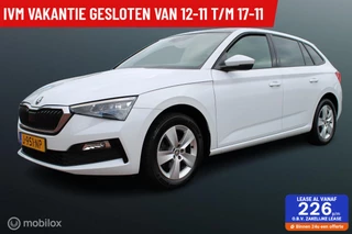Skoda Scala 1.0 TSI Sport Business, Panoramadak, Trekhaak, Clima, Cruise, Led verlichting, Donker glas, Navi, App connect,