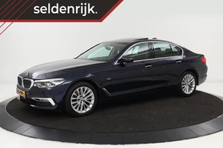 BMW 5-serie 520d High Executive | Schuifdak | Adaptive Cruise | Trekhaak | Nappaleder | Harman Kardon | 360 Camera | Head-up | Park Assist