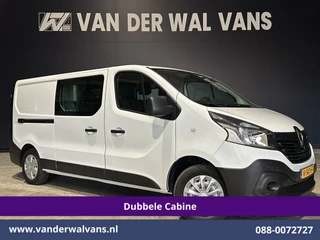 Renault Trafic 1.6 dCi L2H1 Dubbele cabine Euro6 Airco | 6-Zits | Navigatie | Cruisecontrol | Trekhaak | Parkeersensoren Bluetooth telefoonvoorbereiding