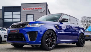 Land Rover Range Rover Sport 5.0 V8 SC SVR | Carbon Motorkap | Stoelverkoeling | Head Up Display | Alcantara hemel | 360 camera
