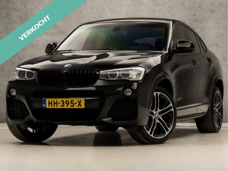BMW X4 xDrive20i M Sport High Executive 184Pk Automaat (NAVIGATIE, M PAKKET, HARMAN/KARDON, GETINT GLAS, LEDEREN SPORTSTOELEN, STOELVERWARMING, XENON, PARKEERSENSOREN, ZWART HEMEL, NIEUWSTAAT)