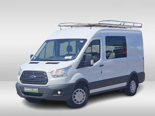 Ford Transit 330 2.0 TDCI L2H2 DC Airco Trekhaak Imperiaal-Trap Oh-Historie 1e Eigenaar Euro6!