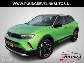 Opel Mokka-e Ultimate 50-kWh 11kw bl. AUTOMAAT Matrix Led 18"Velg Stoelverwarming Navigatie Carplay Bomvol Opties