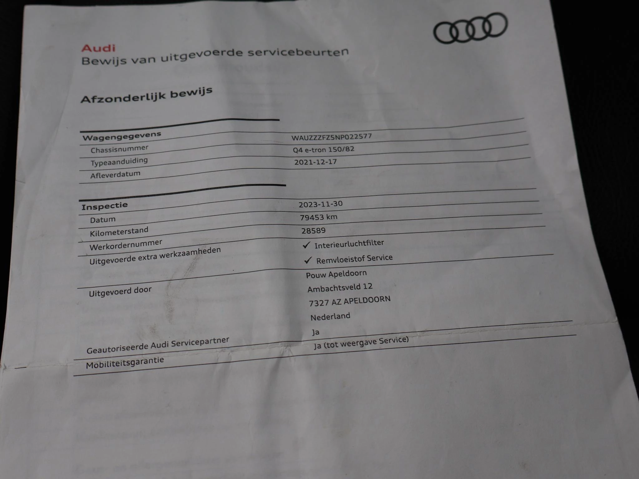 Hoofdafbeelding Audi Q4 e-tron