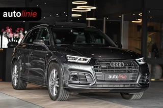 Audi Q5 55 TFSI e quattro Competition 3x S-Line. Luchtv, Pano, ACC, B&O, Camera, Keyless, Matrix, CarPlay, Dodeh!