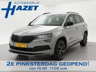 Skoda Karoq 1.5 TSI ACT 150 PK DSG SPORTLINE + CANTON AUDIO | STEEL GREY | CAMERA | 19 INCH | VIRTUAL | SFEER