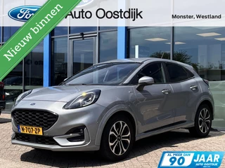 Ford Puma 1.0 EcoBoost Hybrid ST-Line 125PK Automaat Winterpack Adaptieve Cruise Camera Blind-Spot Parkeersensoren Climate Privacy Glass Full-LED *Sportief*