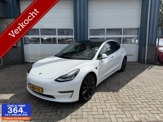 Tesla Model 3 Performance AWD 486pk 75 kWh +530KM