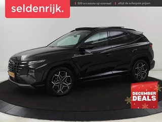 Hyundai Tucson 1.6 T-GDI PHEV N Line Sky 4WD | Panoramadak |  Leder/Alcantara | Stoelverwarming | Camera | Carplay | Stuurverwarming | Keyless | Full LED | Navigatie | 19'' lichtmetalen velgen | Plug In
