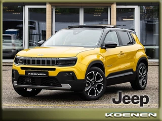 Hoofdafbeelding Jeep Avenger Jeep Avenger 1.2 E-Hybrid SUMMIT Auto. PANO / LEER / ENTERTAINMENT PACK