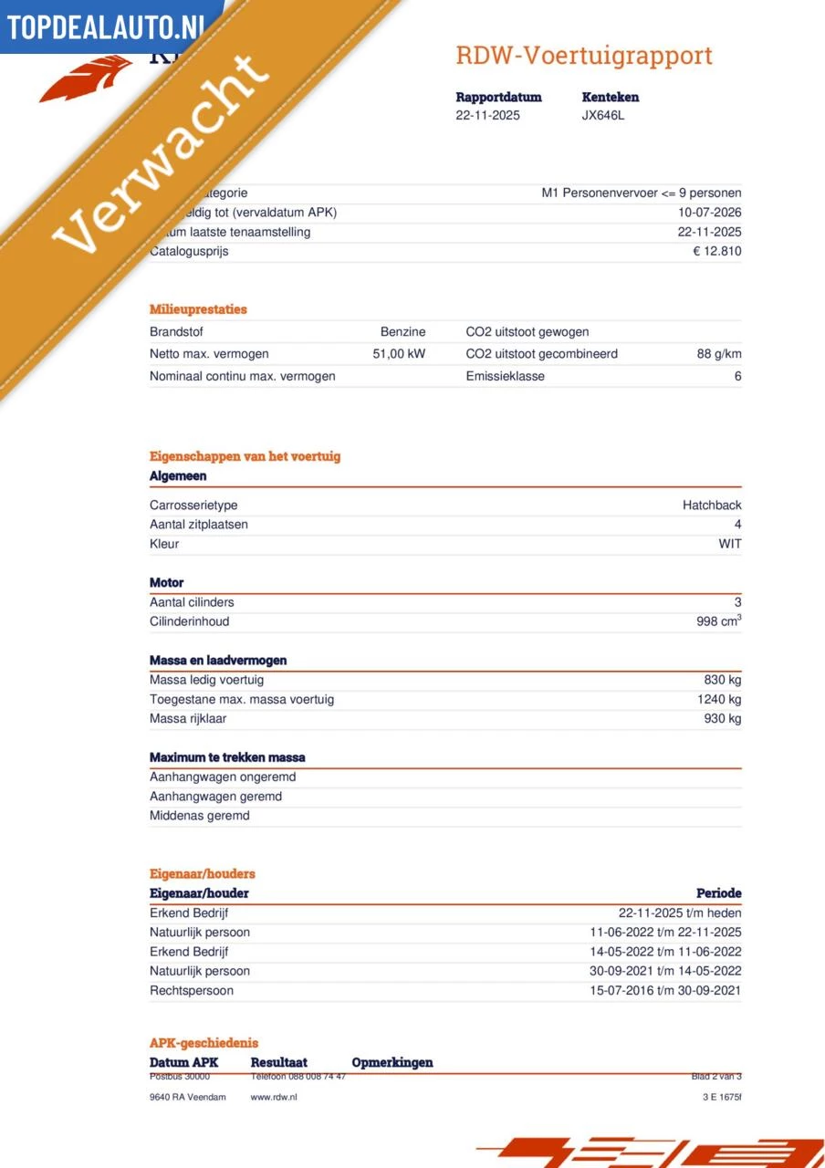 Hoofdafbeelding Peugeot 108