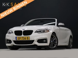 BMW 2 Serie Cabrio 220i High Executive M Sport [MEMORY SEATS, CRUISE CONTROL, BLUETOOTH TELEFOON, ACHTERUITRIJCAMERA, PDC V+A, STUURVERWARMING, NIEUWSTAAT]