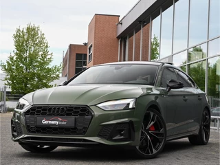 Audi A5 Sportback 40Tfsi 204pk S-Line Black optic District-Green RS-Zetels Pano Virtual B&O