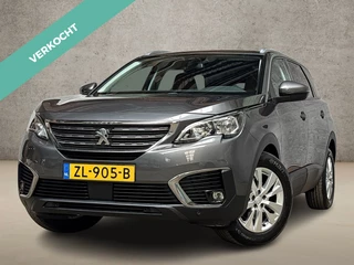 Peugeot 5008 1.2 PureTech Sport 7 Persoons Automaat (APPLE CARPLAY, BRUIN LEDER, 360 CAMERA, ADAPTIVE CRUISE, SPORTSTOELEN, GETINT GLAS, LANE ASSIST, NIEUWSTAAT)