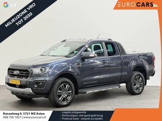 Ford Ranger 2.0 EcoBlue 213pk Wildtrak Supercab Automaat 4x4 Navigatie Camera Trekhaak Airco Bluetooth